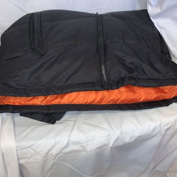 Athletic Works Black Nylon Lined Feather Down Puffer Coat Mens Small (34-36) - Picture 14 of 14
